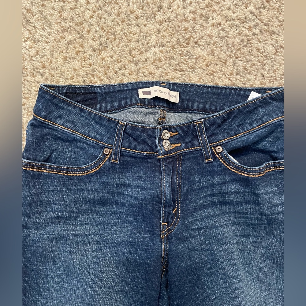 LEVIS HEMMED JEANS - Picture 2 of 11